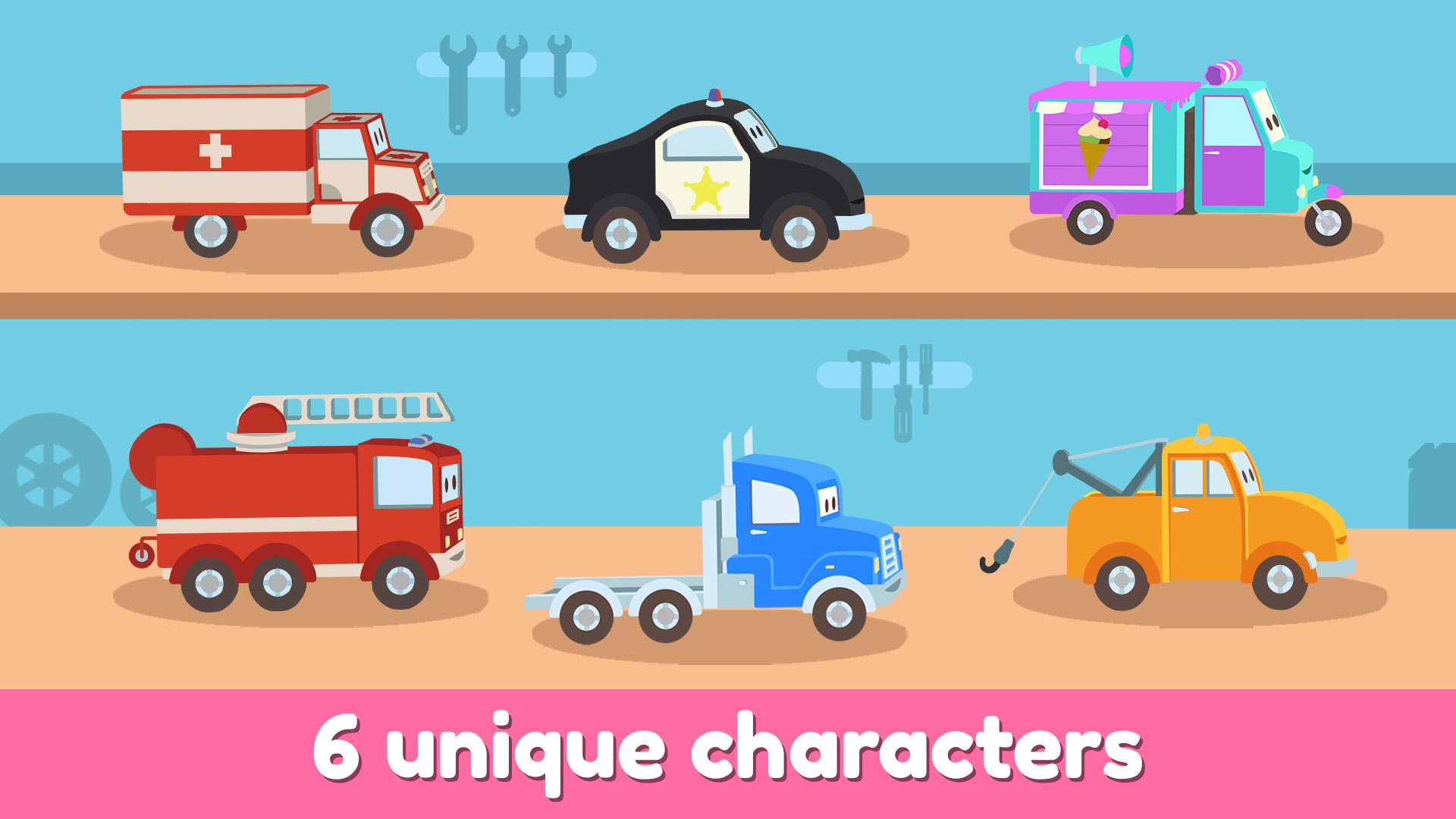 اسکرین شات 2 بازی Car City Heroes: Rescue Trucks