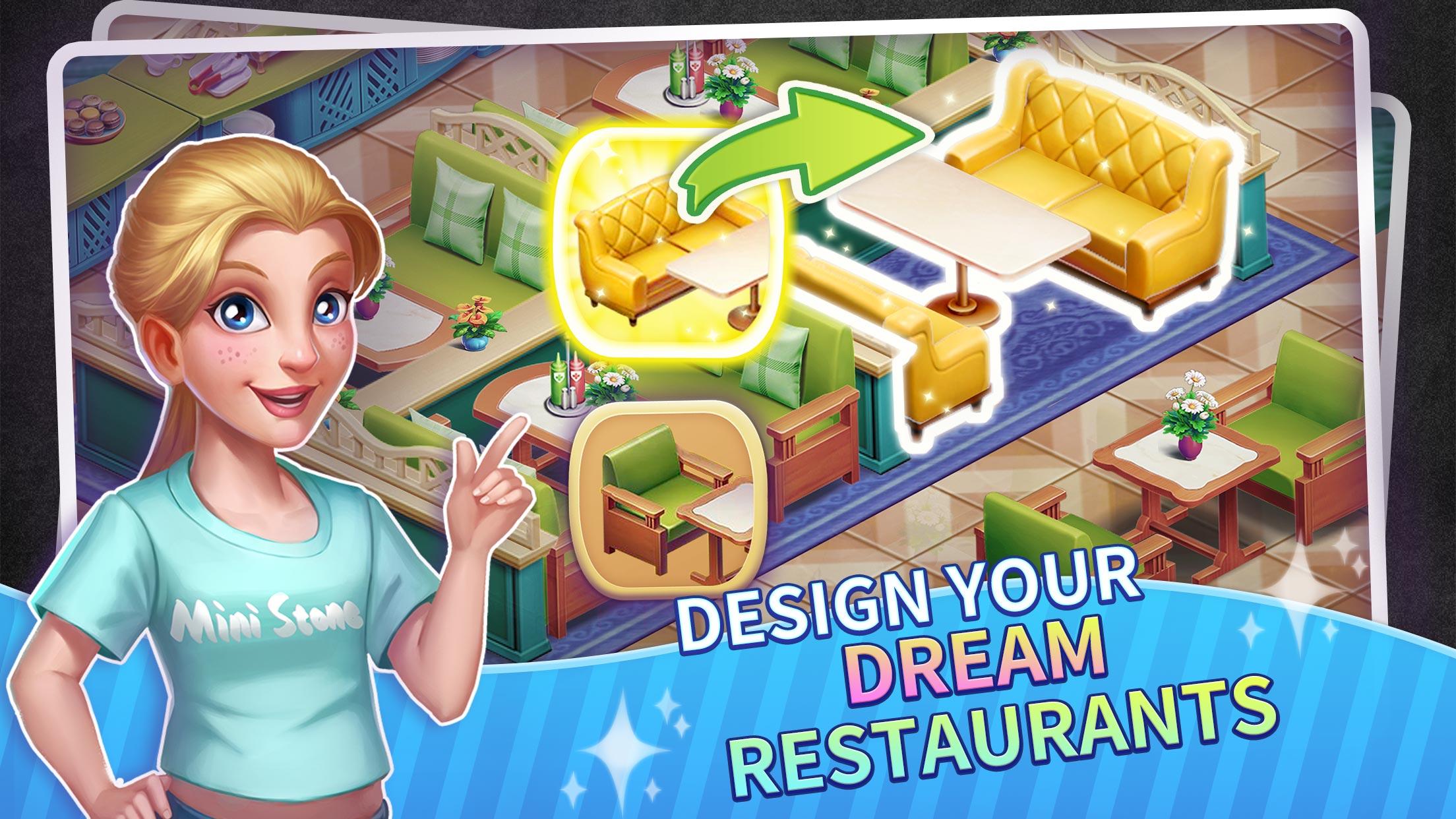 اسکرین شات 5 بازی My Restaurant Empire-Deco Game