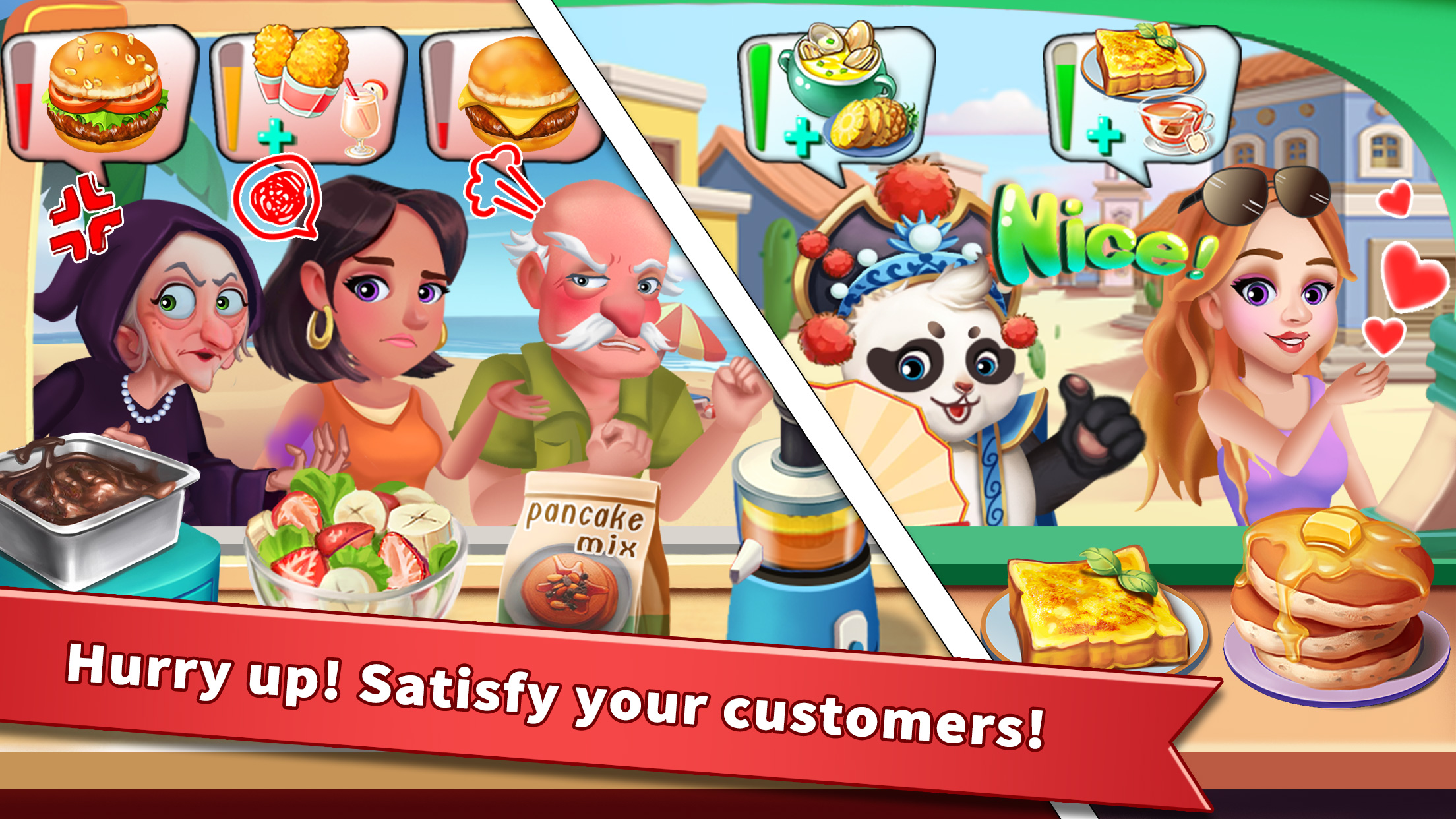 اسکرین شات 3 بازی Rising Super Chef - Cook Fast