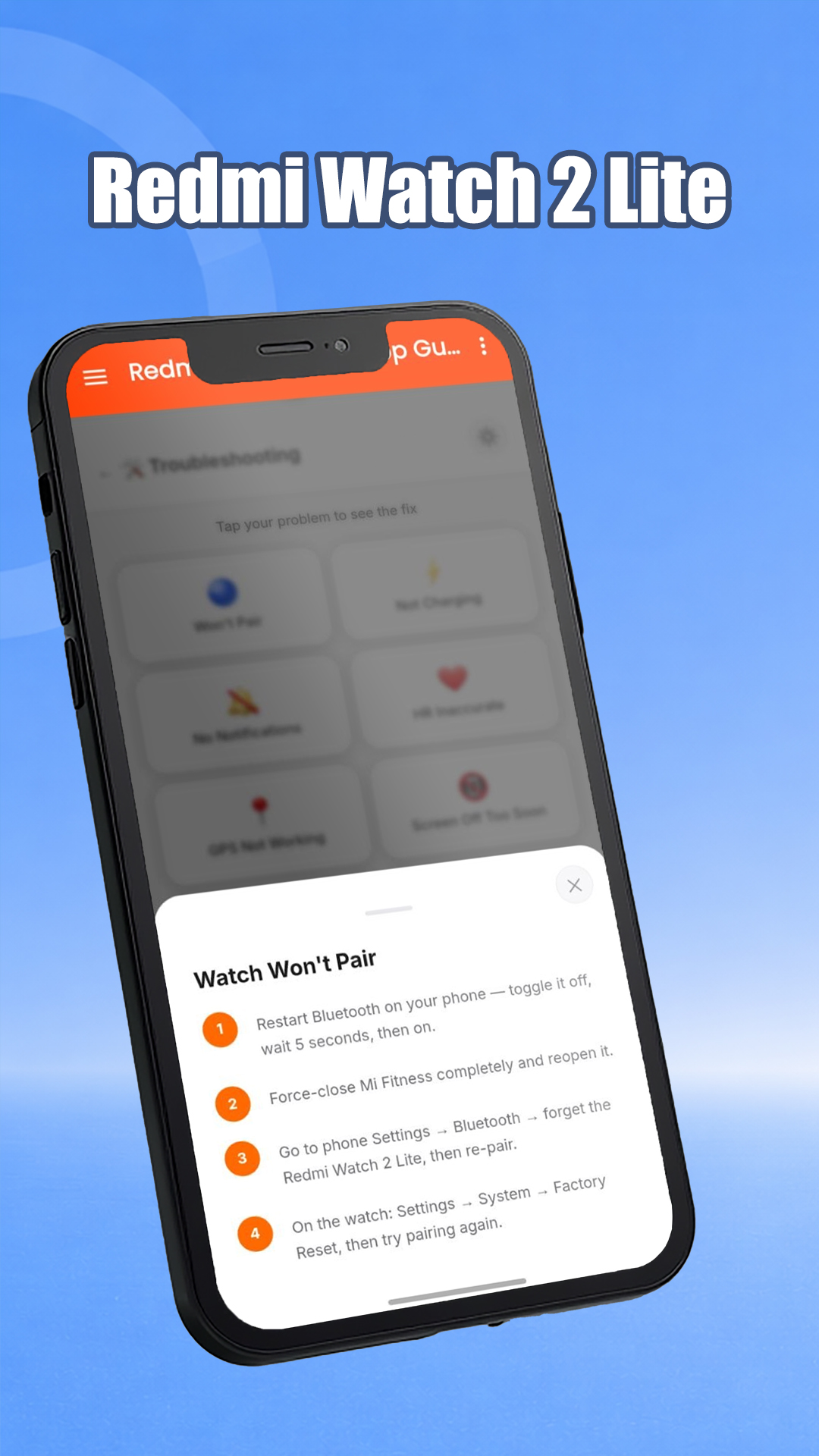 اسکرین شات 6 برنامه Redmi Watch 2 Lite App Guide