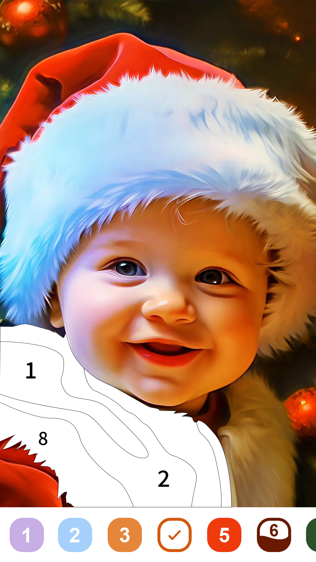 اسکرین شات 4 بازی Christmas Color -Painting Book