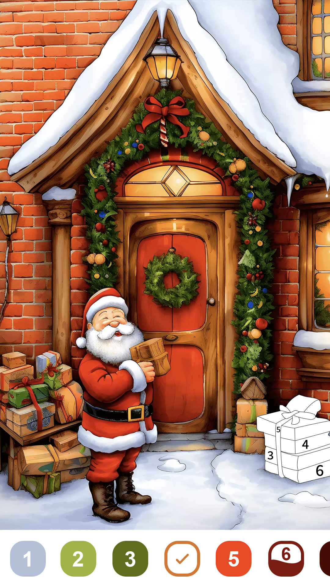 اسکرین شات 3 بازی Christmas Color -Painting Book