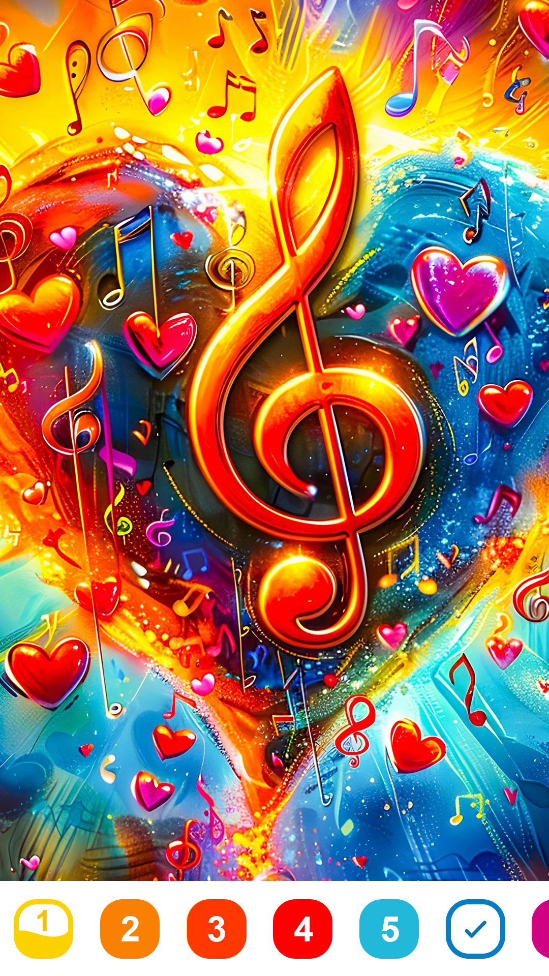اسکرین شات 6 بازی Black Color：Paint by Numbers