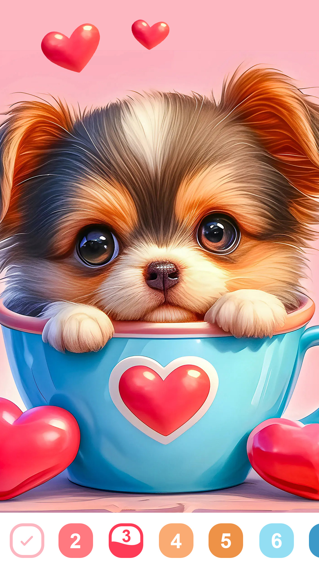 اسکرین شات 3 بازی Love Color - Paint By Number