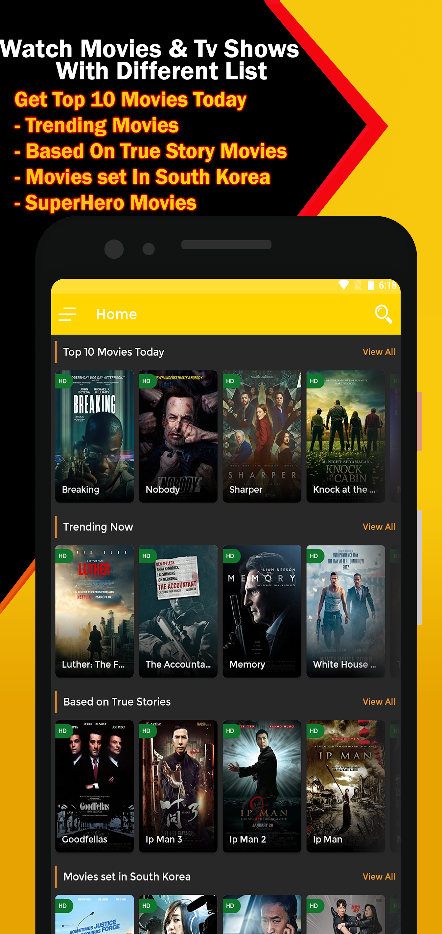 اسکرین شات 2 برنامه MovieBox: Movies & Series 2023