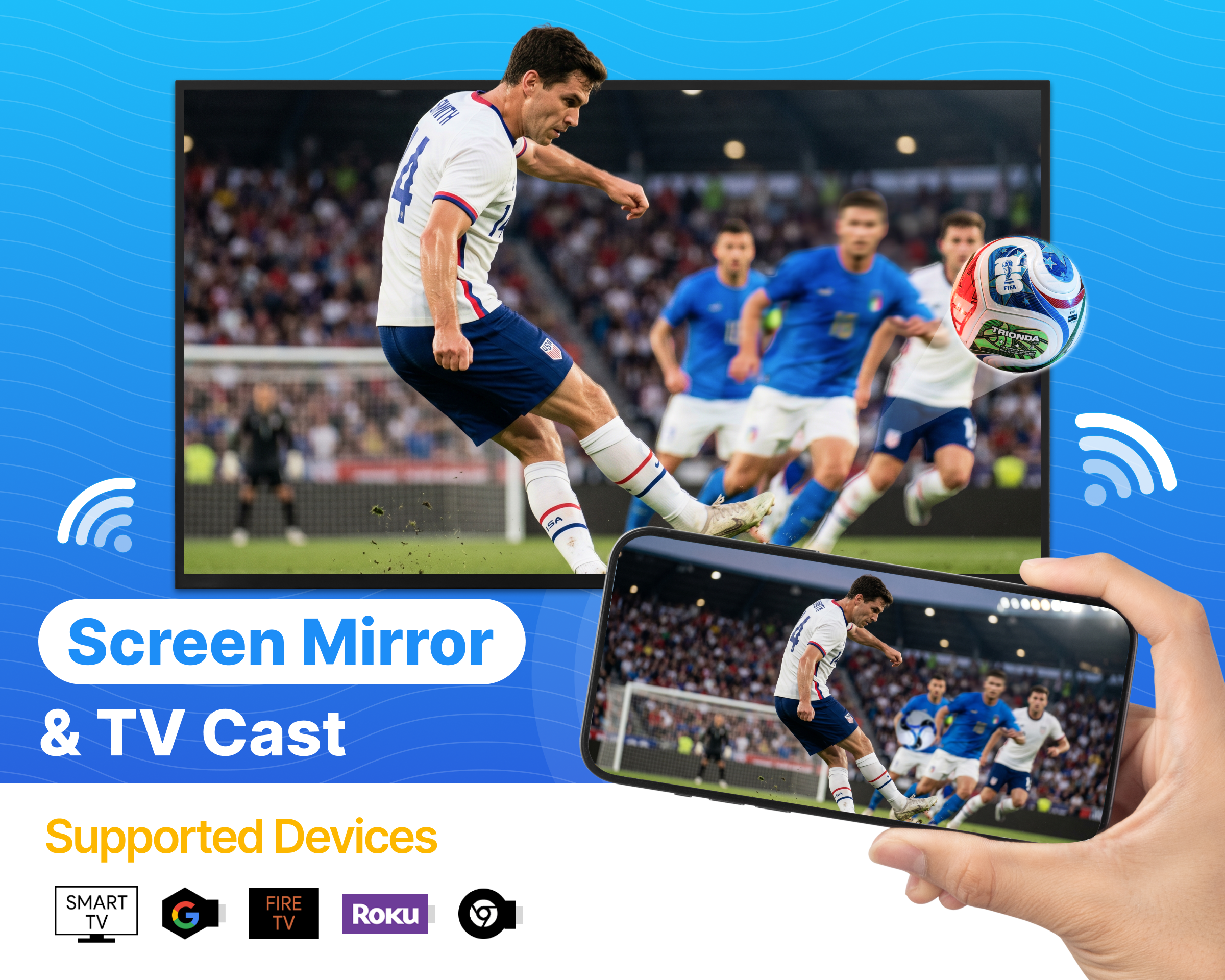 اسکرین شات 1 برنامه Smart View: Screen Mirroring