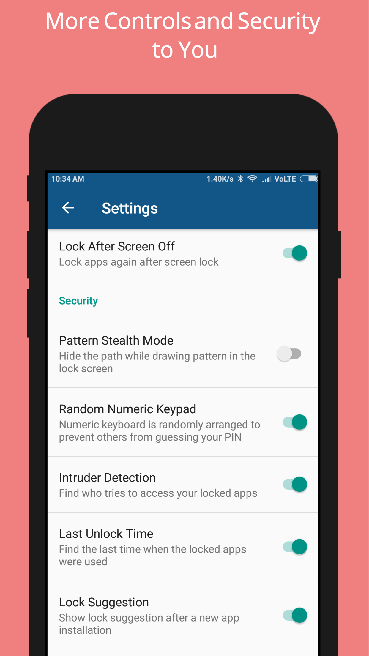 اسکرین شات 4 برنامه Ultra Lock - App Lock & Vault