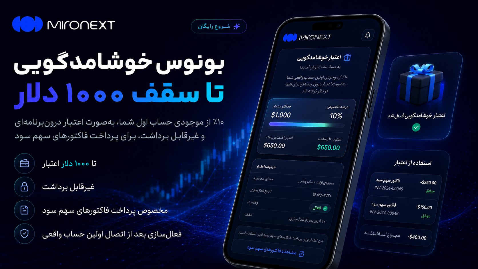 اسکرین شات 2 برنامه ‏‏میرونکست | کپی‌ترید امن و هوشمند