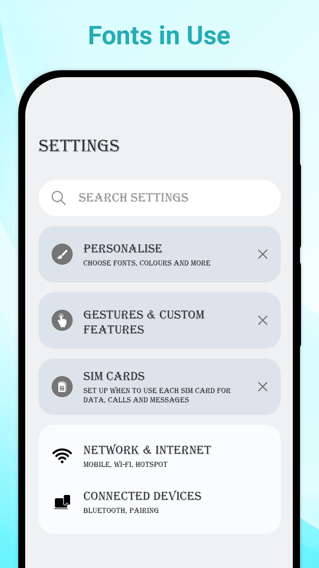 اسکرین شات 5 برنامه Font Installer - Change Fonts
