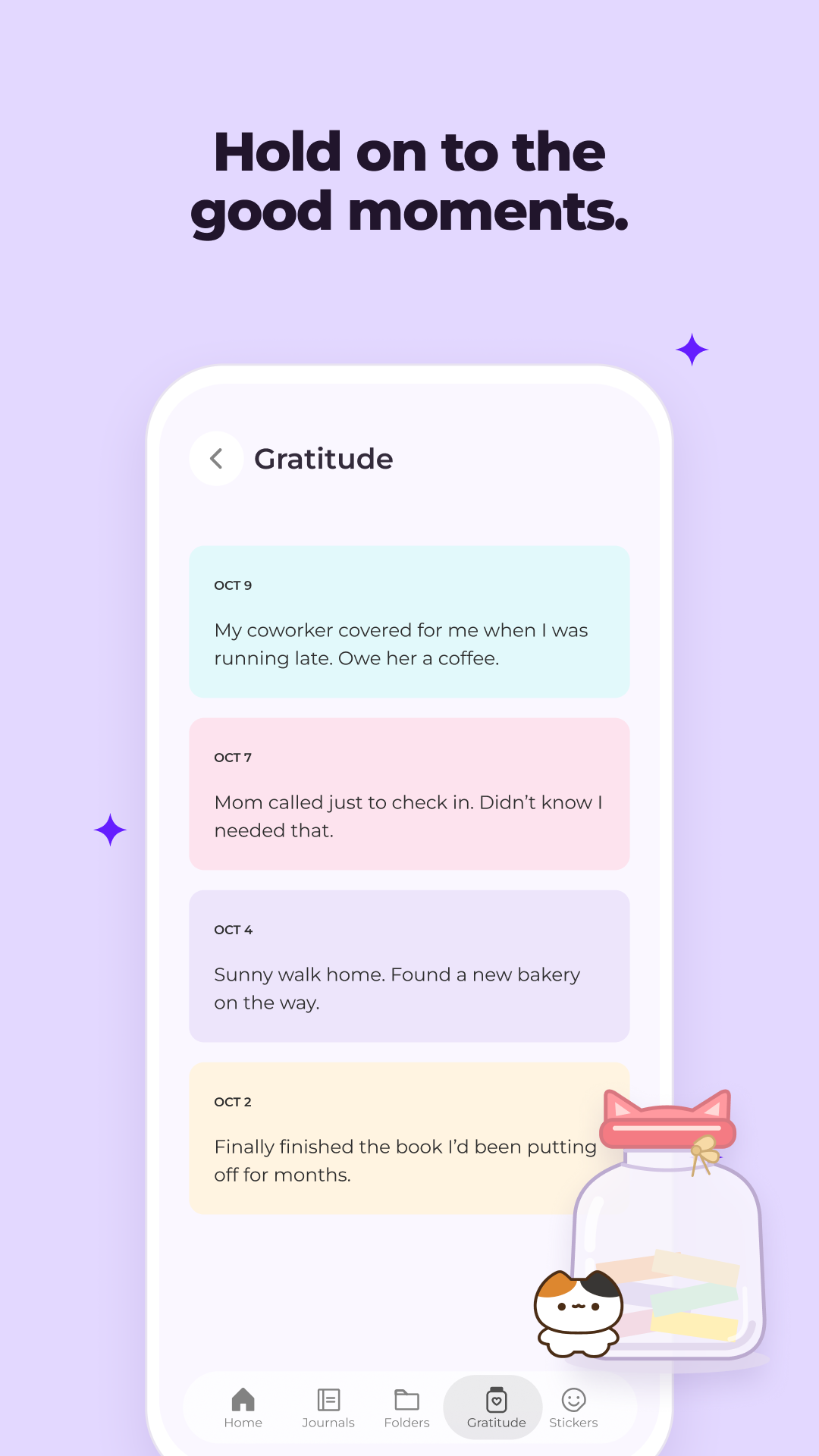 اسکرین شات 4 برنامه Miuu Note: Cute Diary Journal