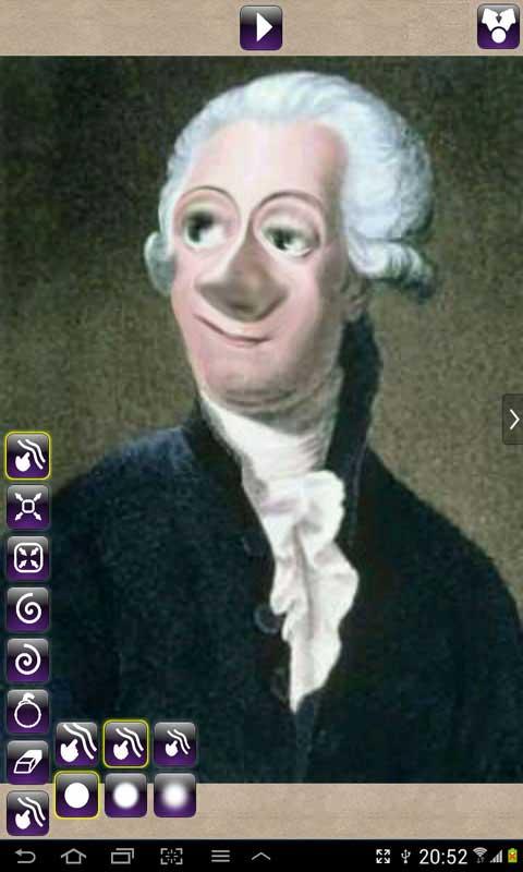 اسکرین شات 1 برنامه Face Animator - Photo Deformer