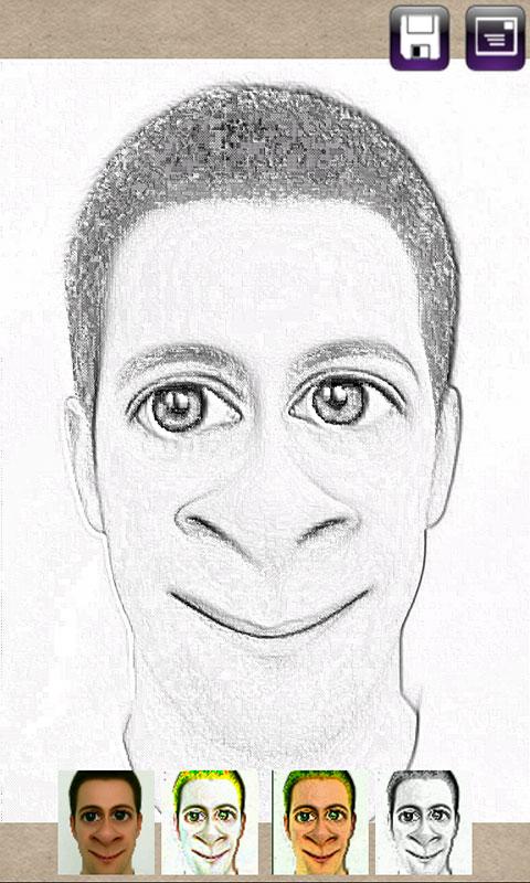 اسکرین شات 5 برنامه Face Animator - Photo Deformer