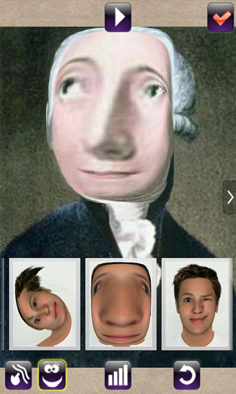 اسکرین شات 3 برنامه Face Animator - Photo Deformer