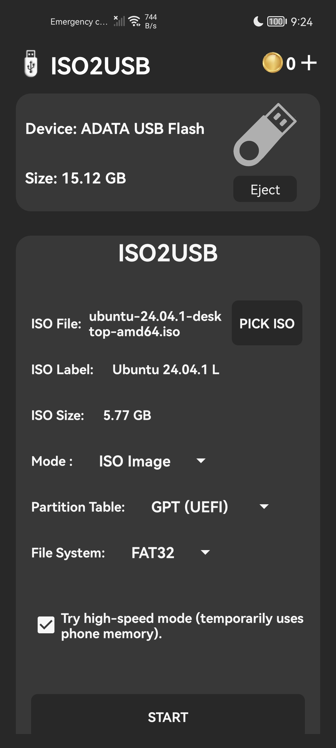 اسکرین شات 2 برنامه ISO 2 USB