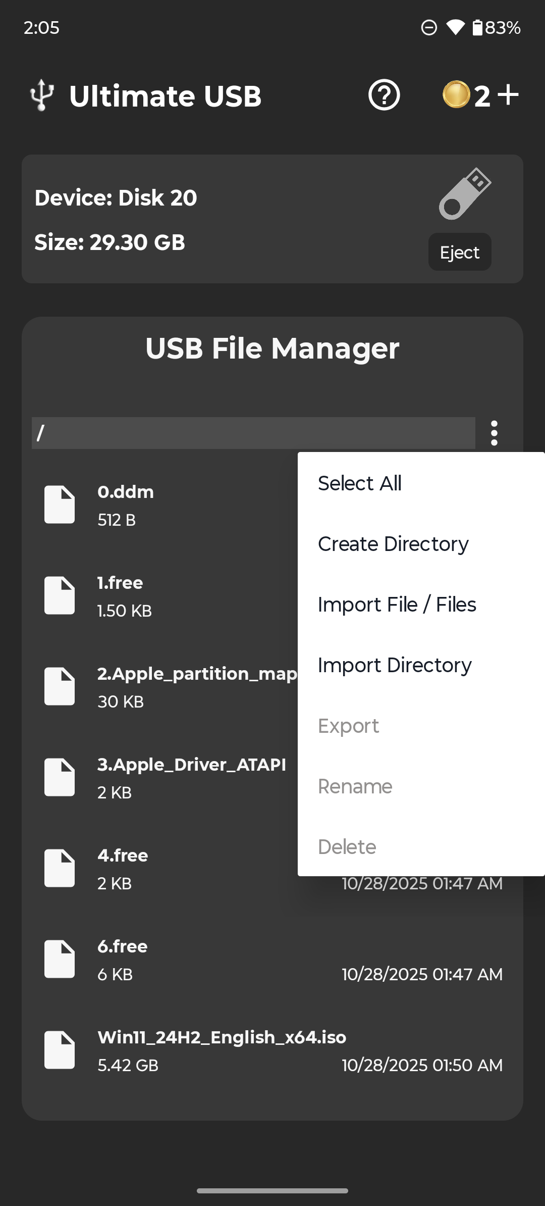 اسکرین شات 6 برنامه Ultimate USB