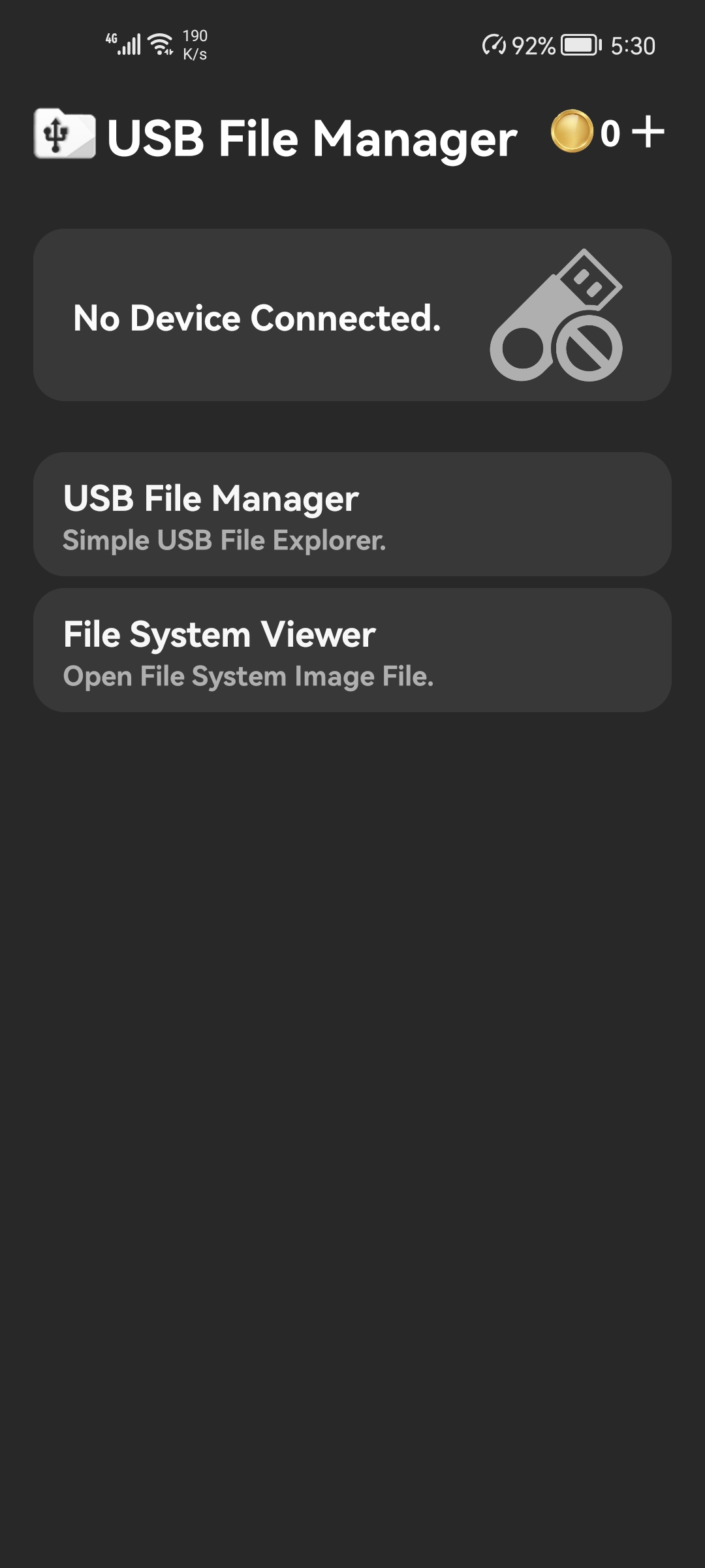 اسکرین شات 1 برنامه USB File Manager (NTFS, Exfat)