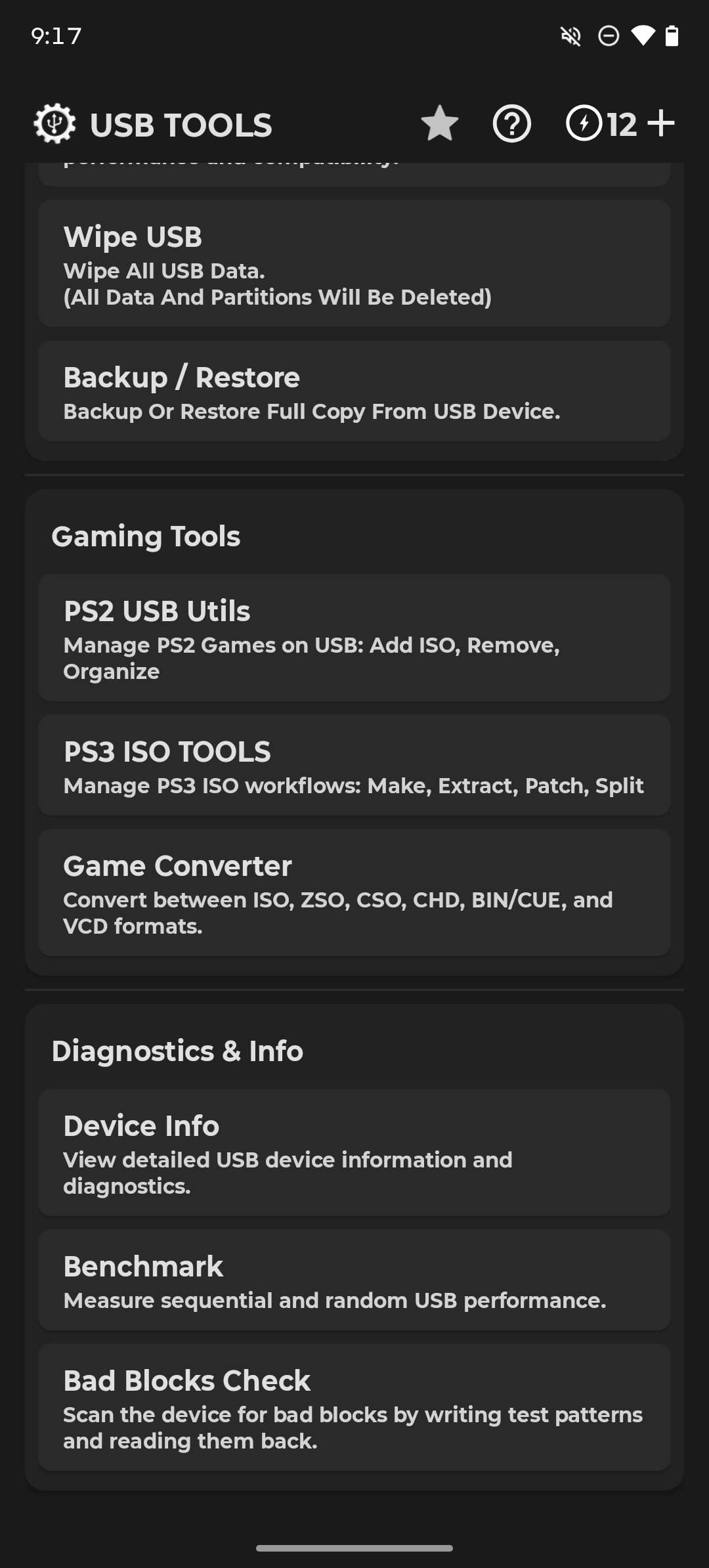 اسکرین شات 2 برنامه USB TOOLS