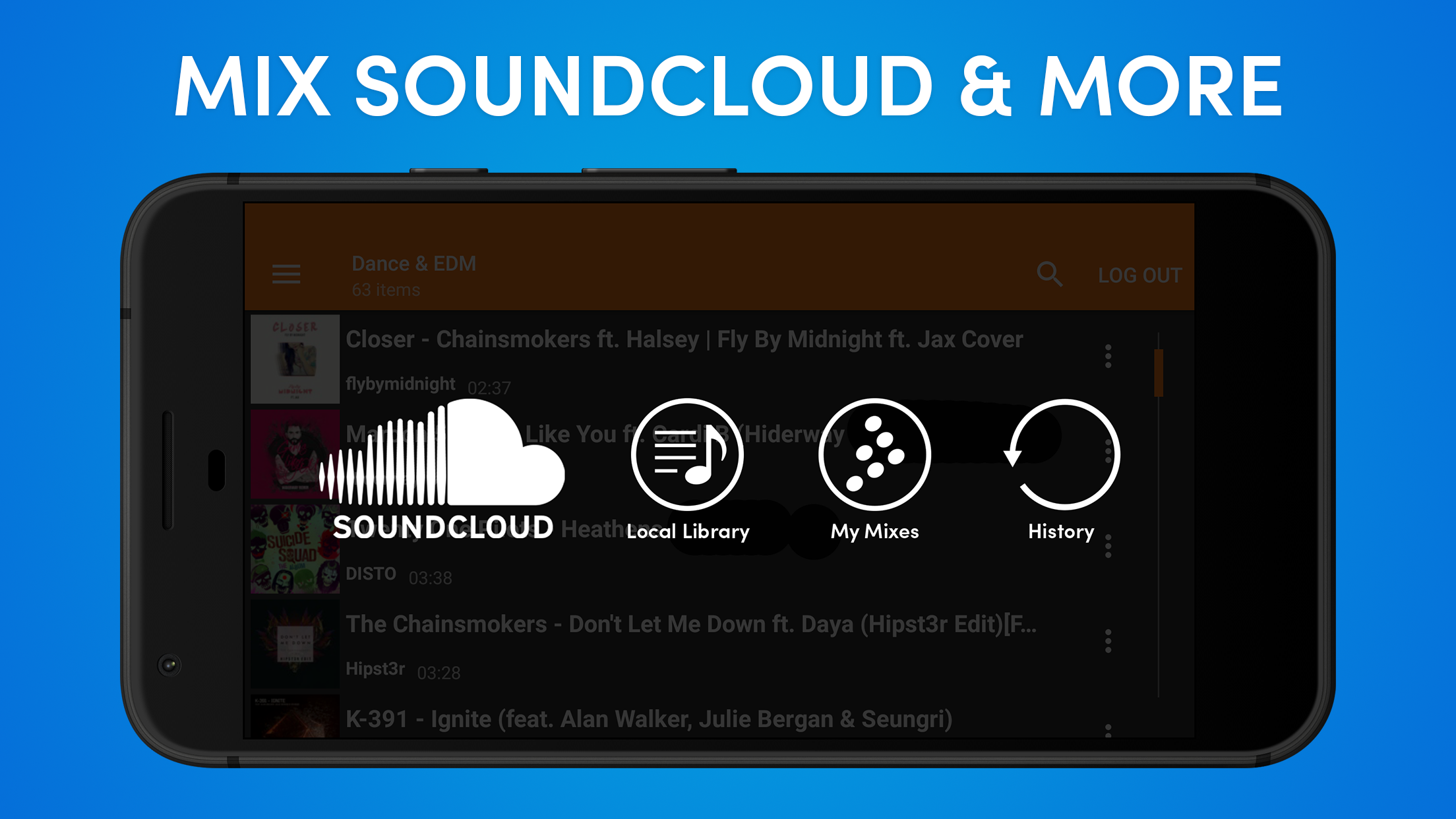 اسکرین شات 3 برنامه Cross DJ - Music Mixer App