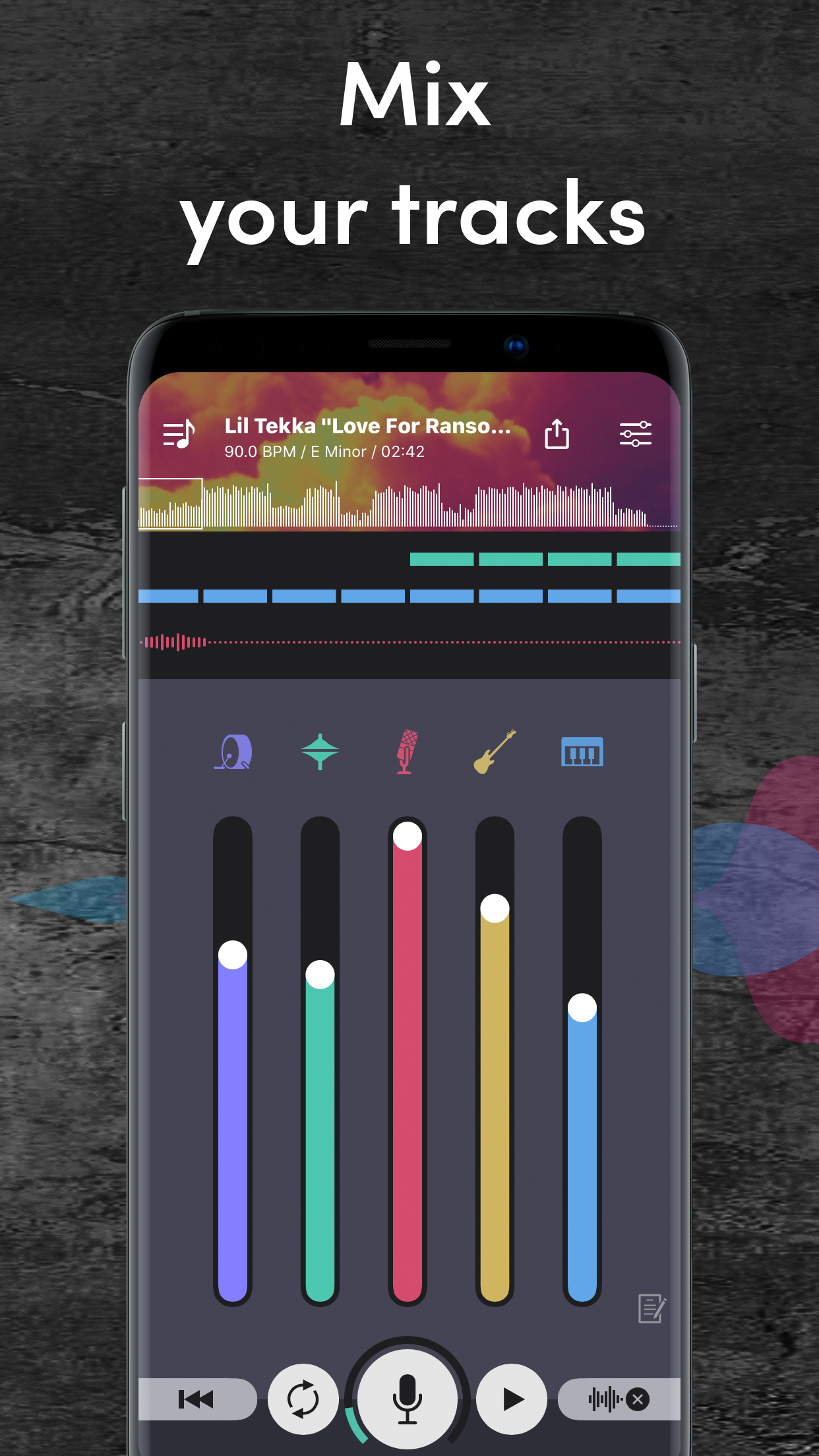 اسکرین شات 6 برنامه Rap Maker - Recording Studio