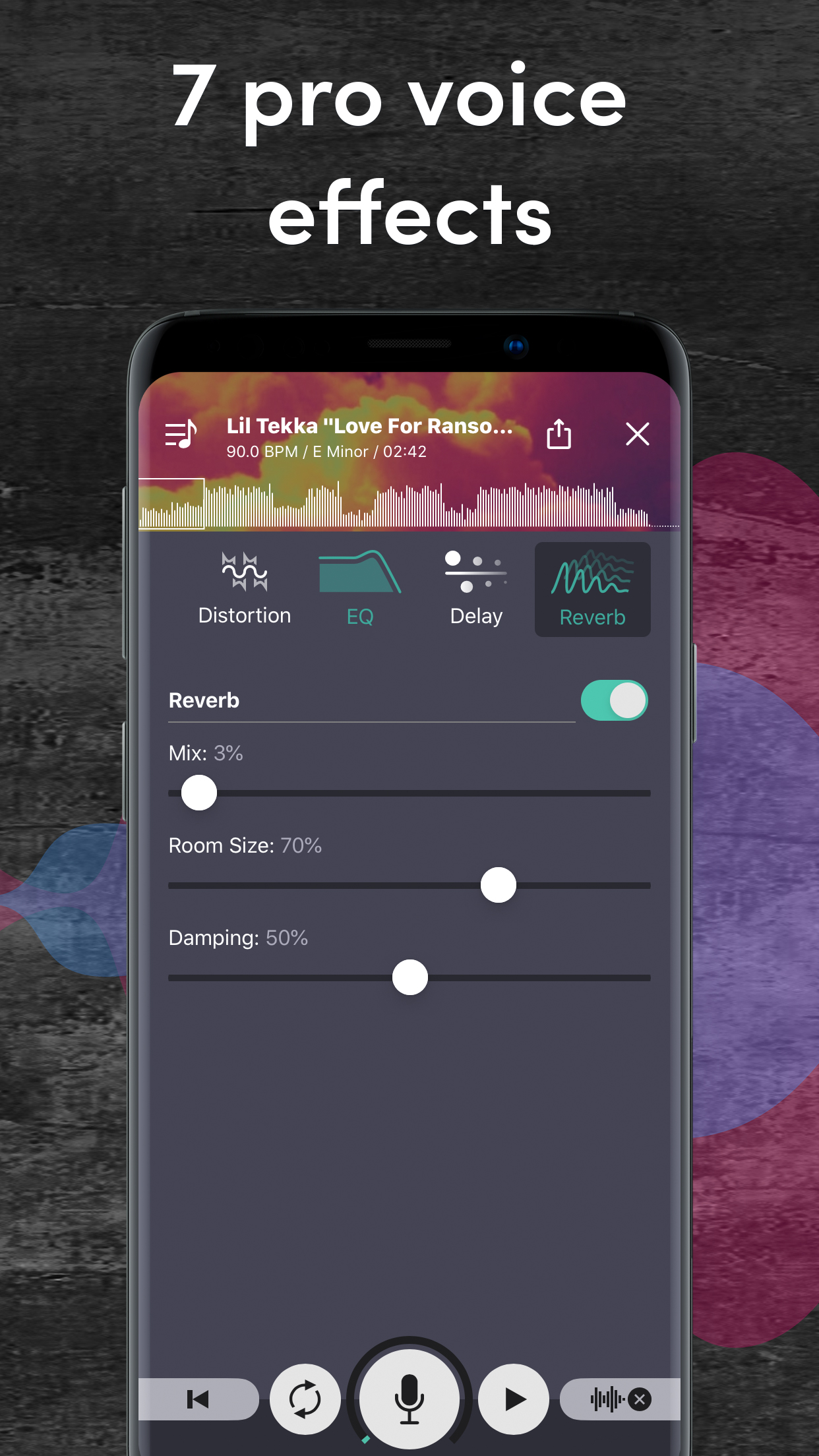 اسکرین شات 4 برنامه Rap Maker - Recording Studio