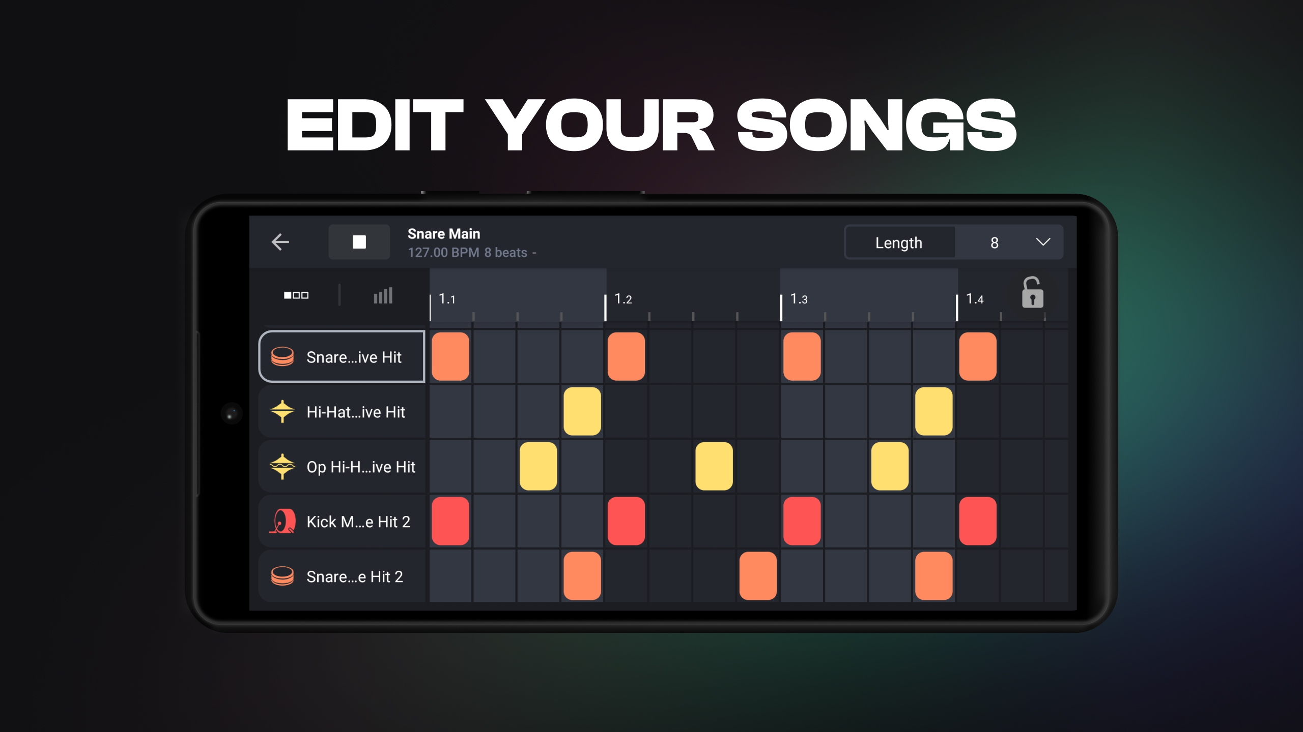 اسکرین شات 5 برنامه Remixlive - Make Music & Beats