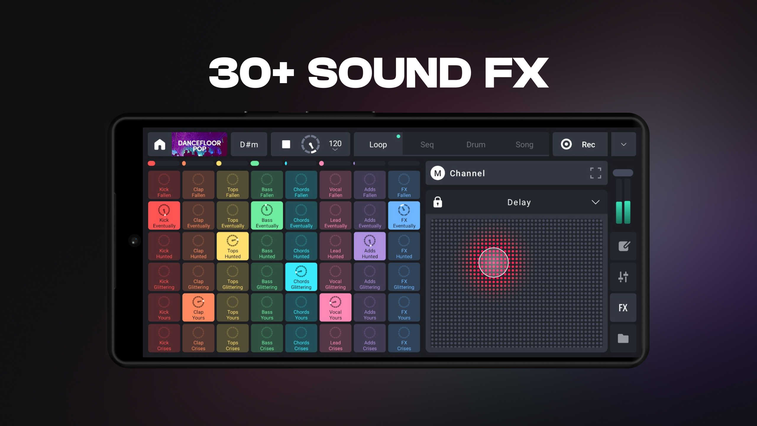 اسکرین شات 3 برنامه Remixlive - Make Music & Beats