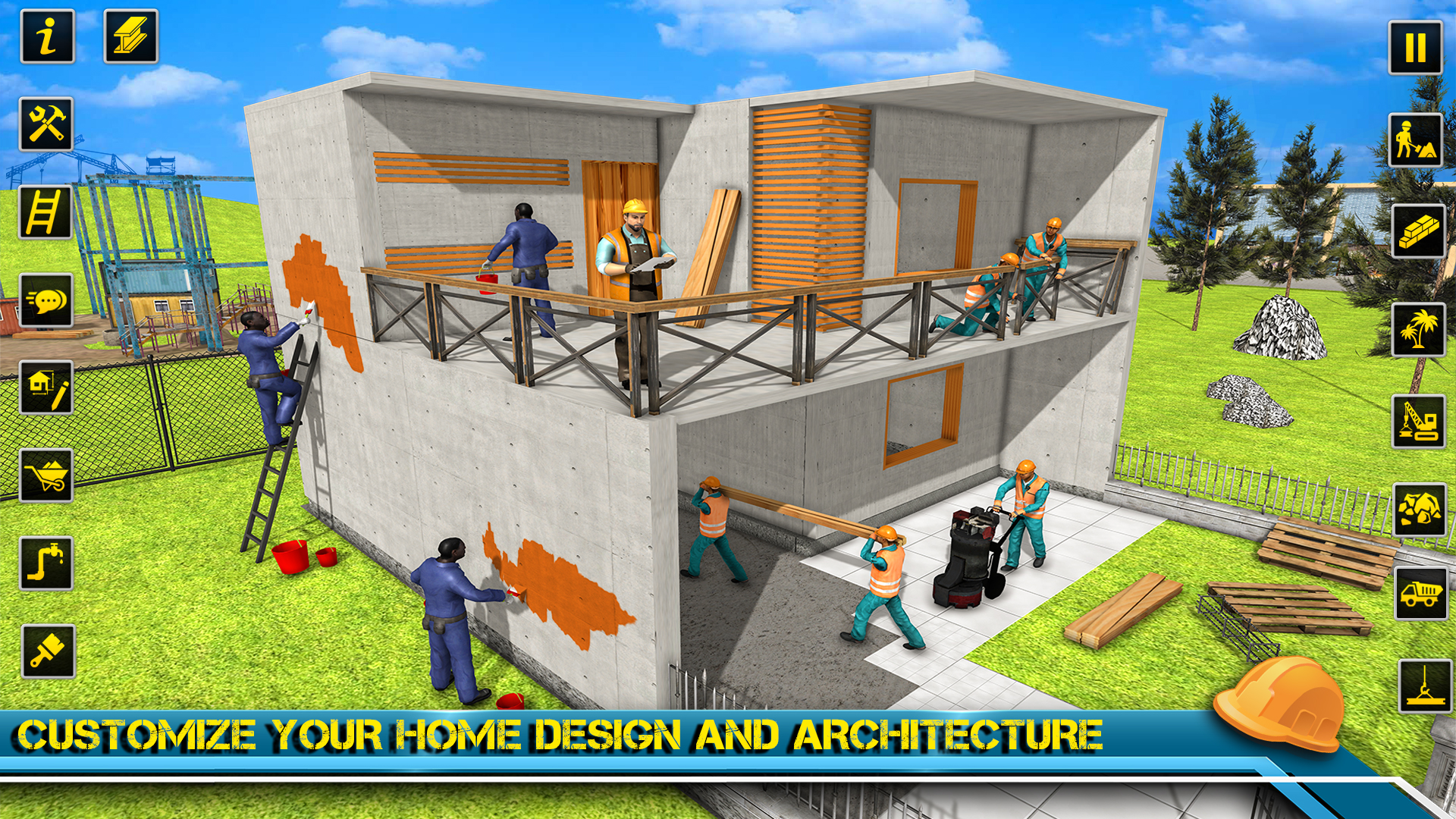 اسکرین شات 4 بازی Modern Home Design Games 3d