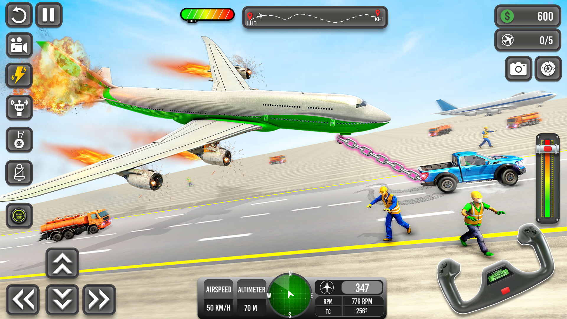 اسکرین شات 4 بازی Flight Simulator: Plane Game