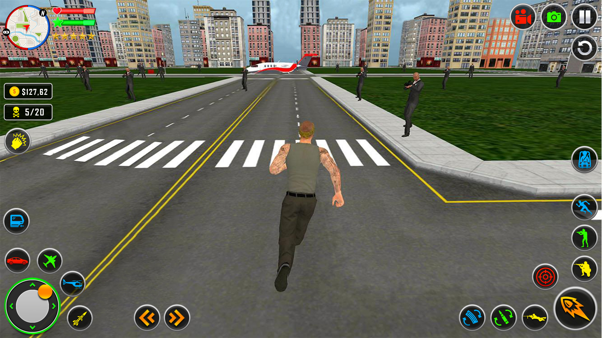 اسکرین شات 5 بازی Vegas Crime Airplane Transport