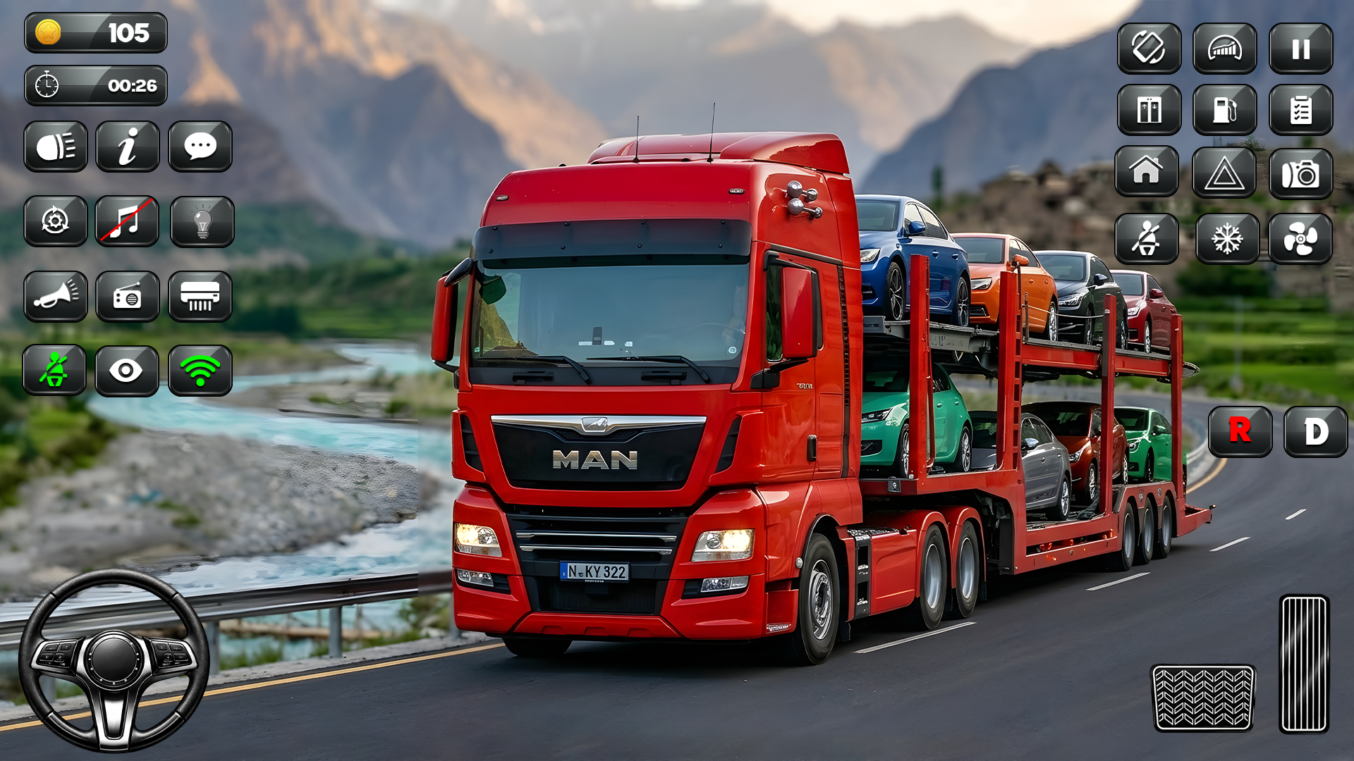 اسکرین شات 5 بازی US Cargo Heavy Truck Driver