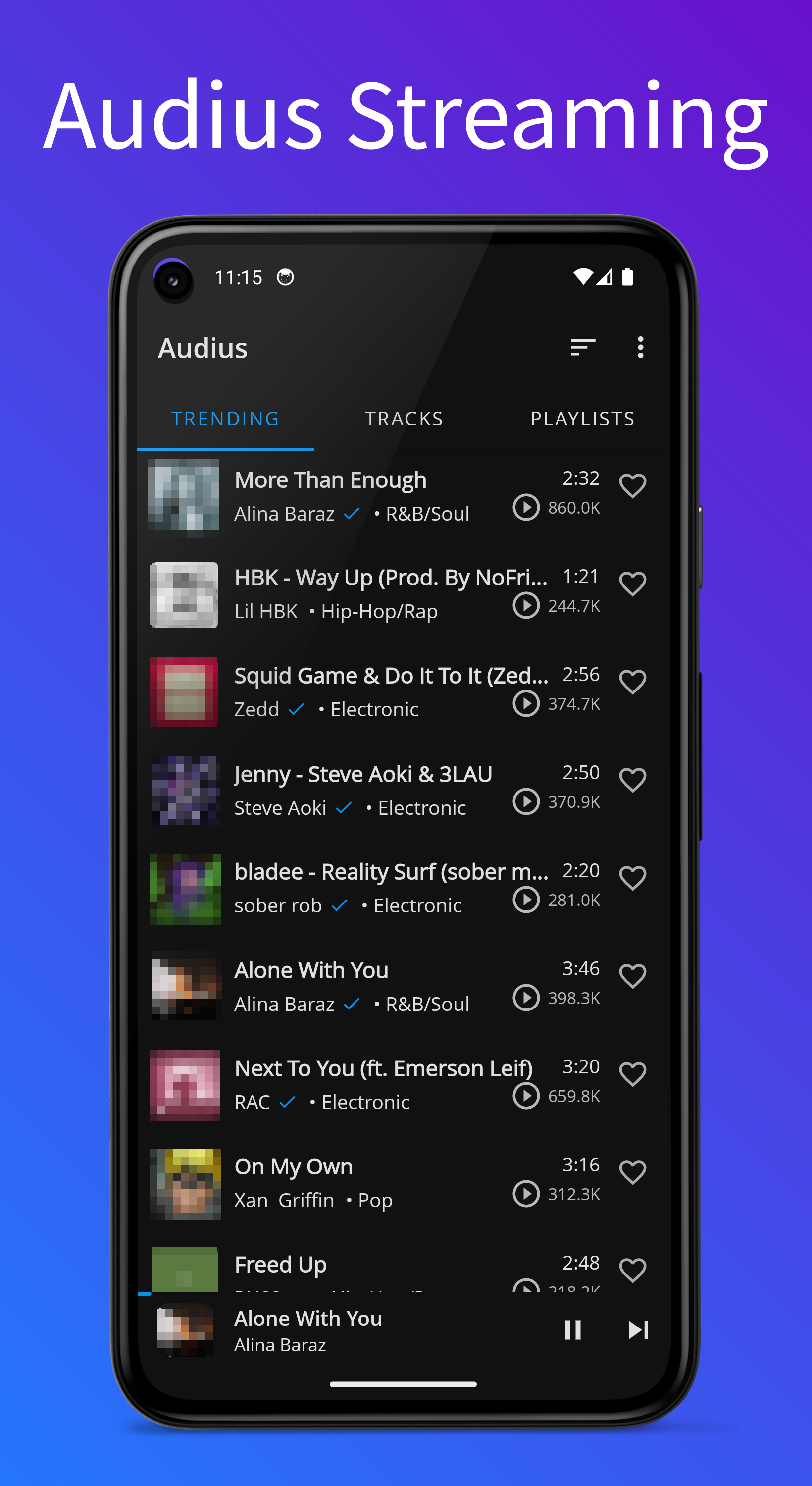اسکرین شات 6 برنامه Alto Music Player & Podcast
