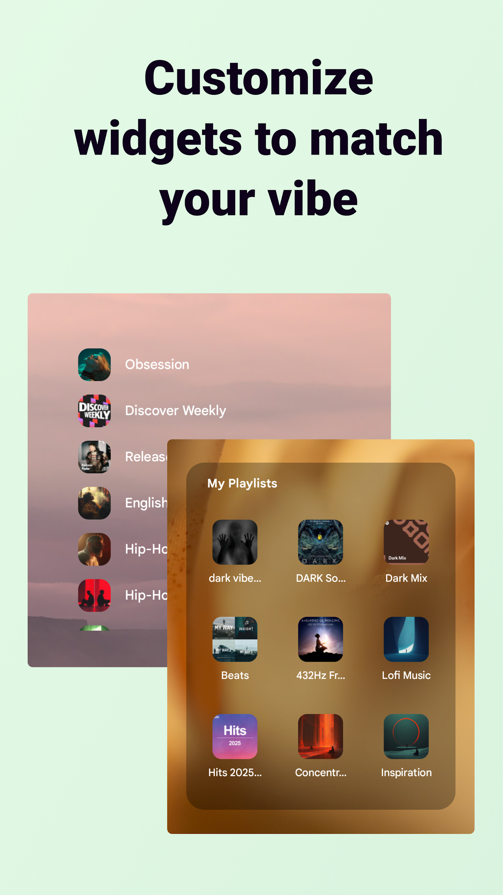 اسکرین شات 3 برنامه Widgetify for Spotify