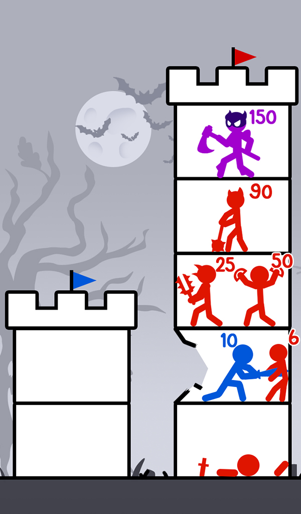 اسکرین شات 5 بازی Stick Shadow Fight: Hero Tower