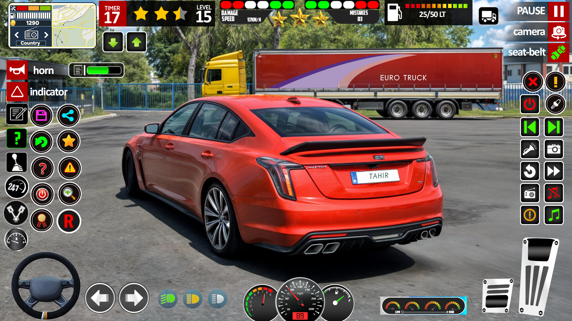 اسکرین شات 6 بازی US Car Parking School Car Game