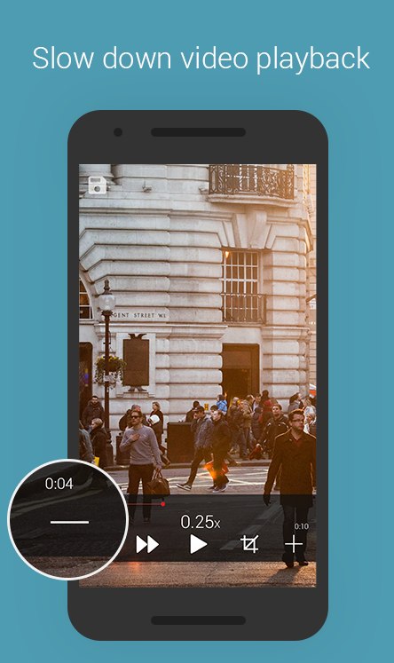 اسکرین شات 2 برنامه Slow Motion Video Zoom Player