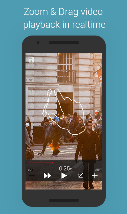 اسکرین شات 4 برنامه Slow Motion Video Zoom Player