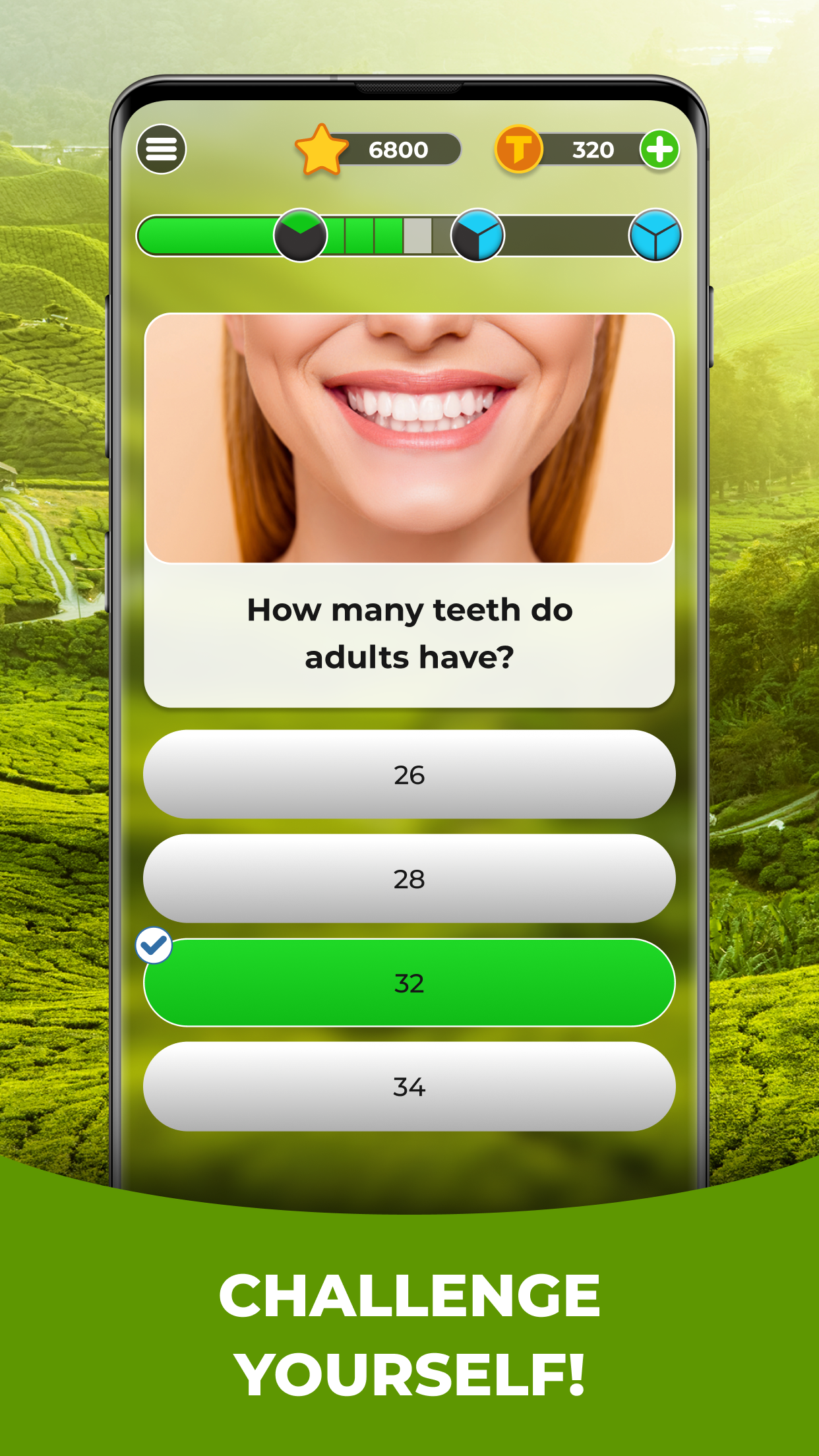 اسکرین شات 2 بازی IQ & brain test: Triviascapes