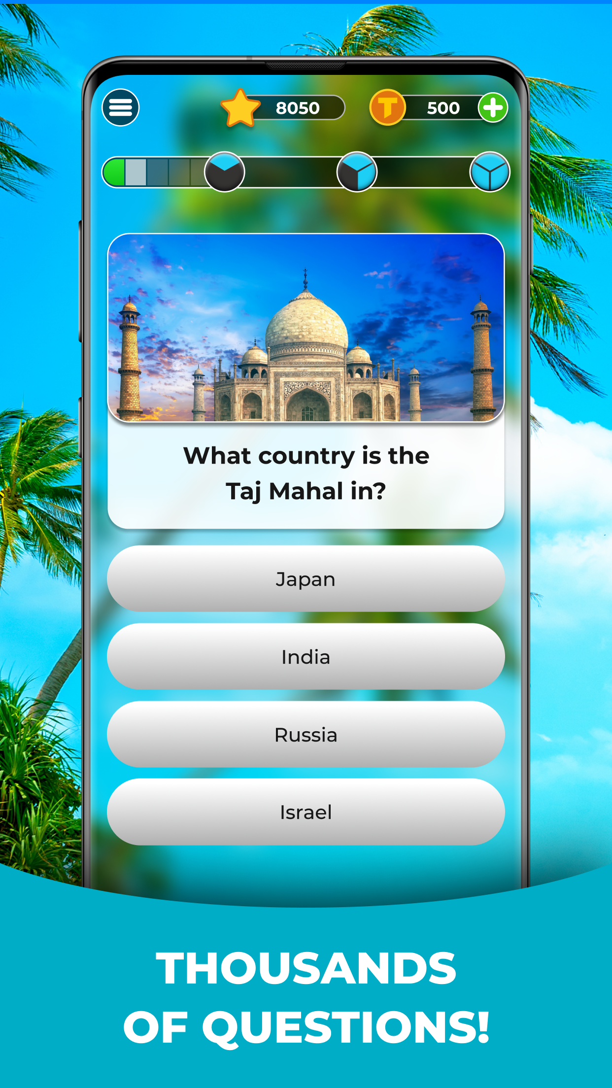 اسکرین شات 4 بازی IQ & brain test: Triviascapes
