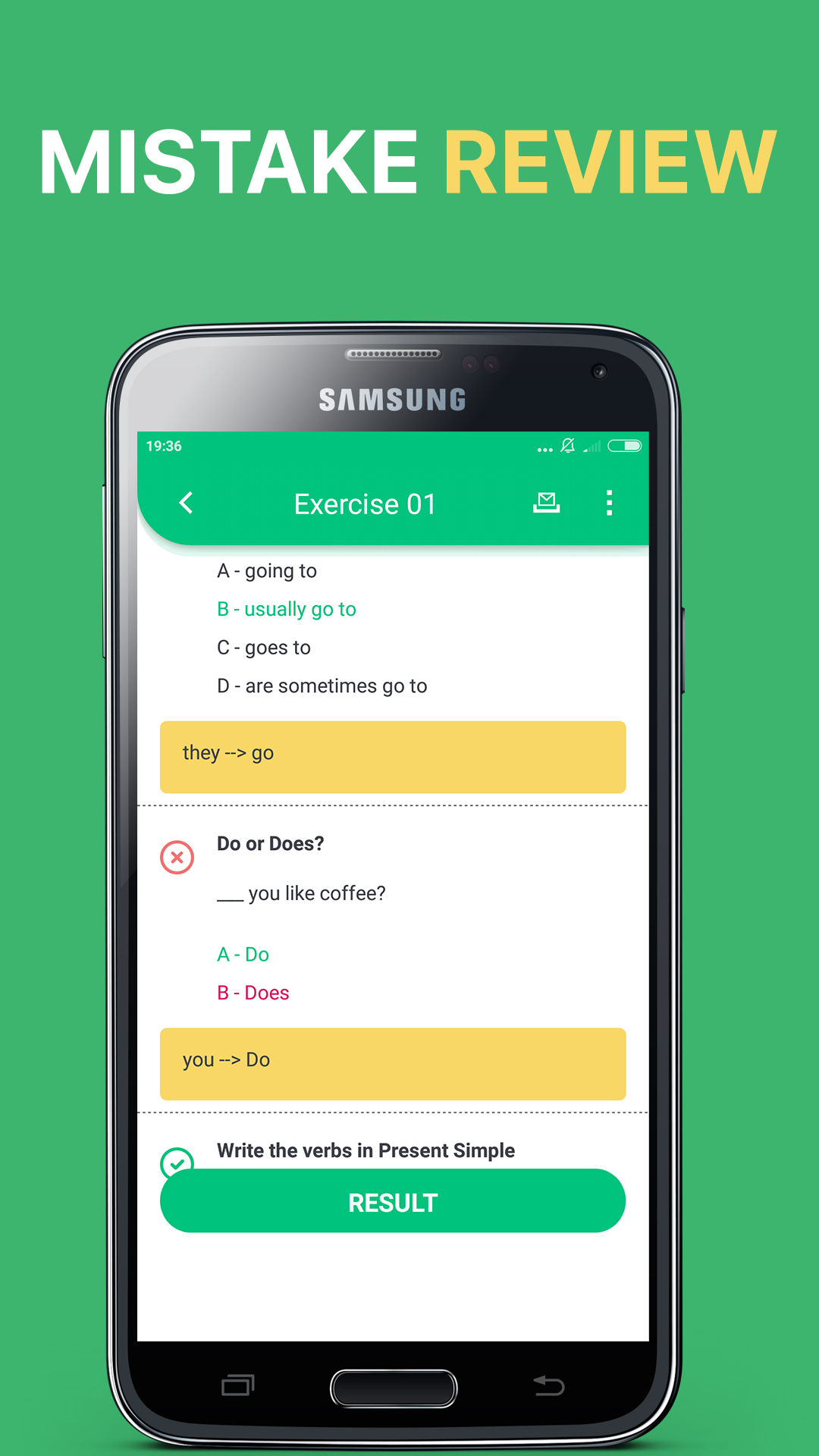اسکرین شات 7 برنامه English Grammar Exercises