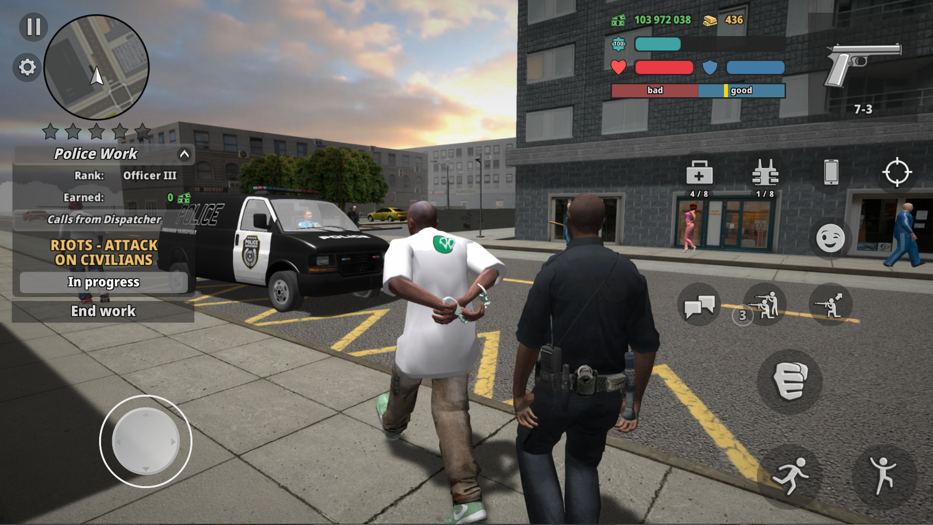 اسکرین شات 5 بازی Police Cop Simulator. Gang War