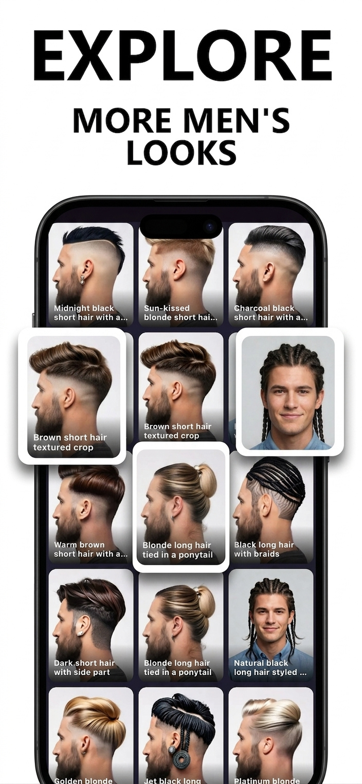 اسکرین شات 6 برنامه Try Hairstyles-AI Makeup Looks