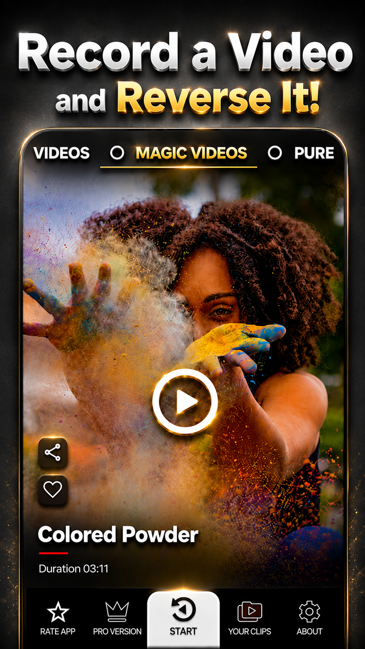 اسکرین شات 7 برنامه Reverse Movie FX - magic video