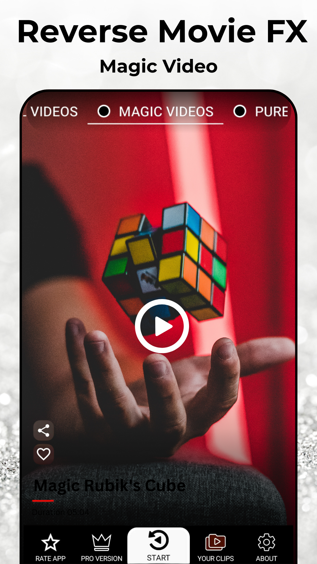 اسکرین شات 3 برنامه Reverse Movie FX - magic video