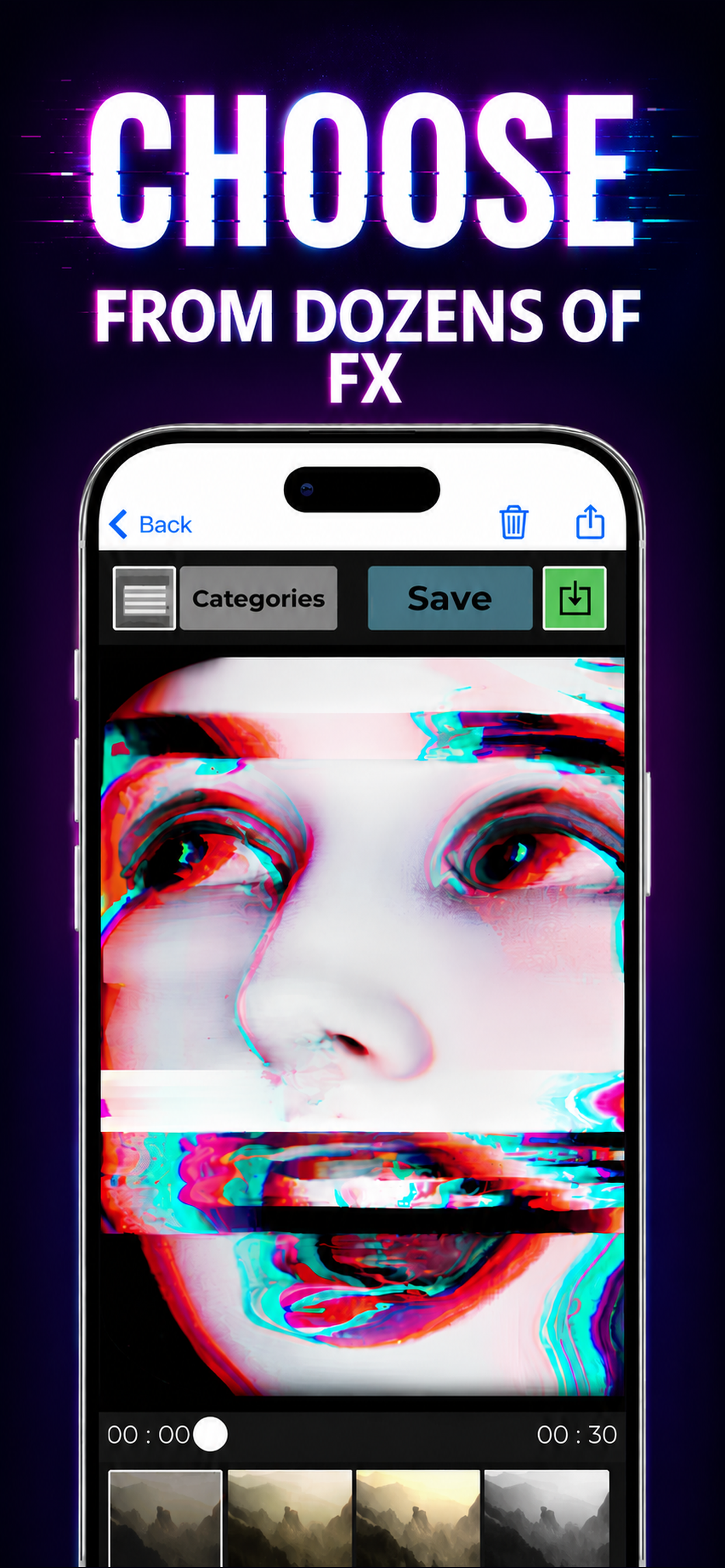 اسکرین شات 3 برنامه Video Effects & Filters V2Art
