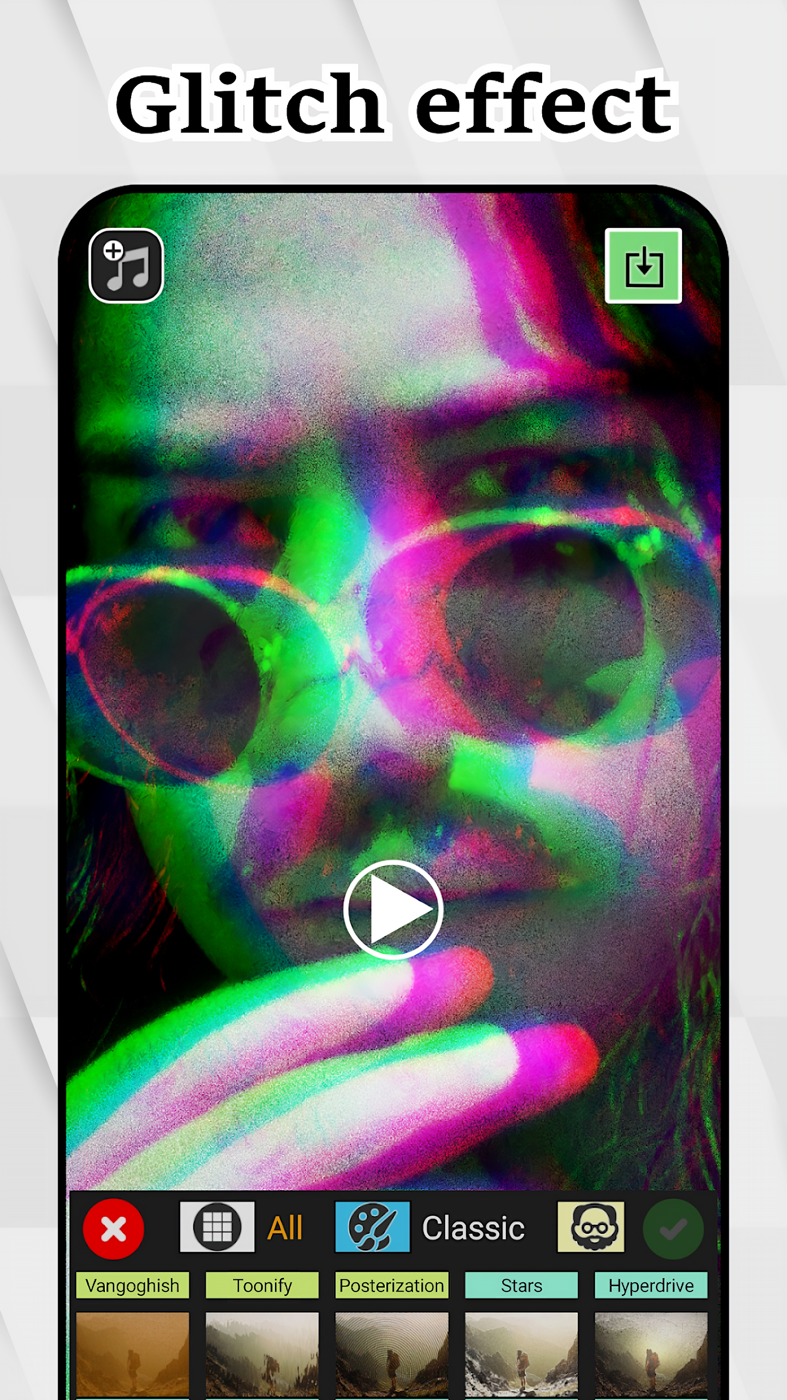 اسکرین شات 6 برنامه Video Effects & Filters V2Art