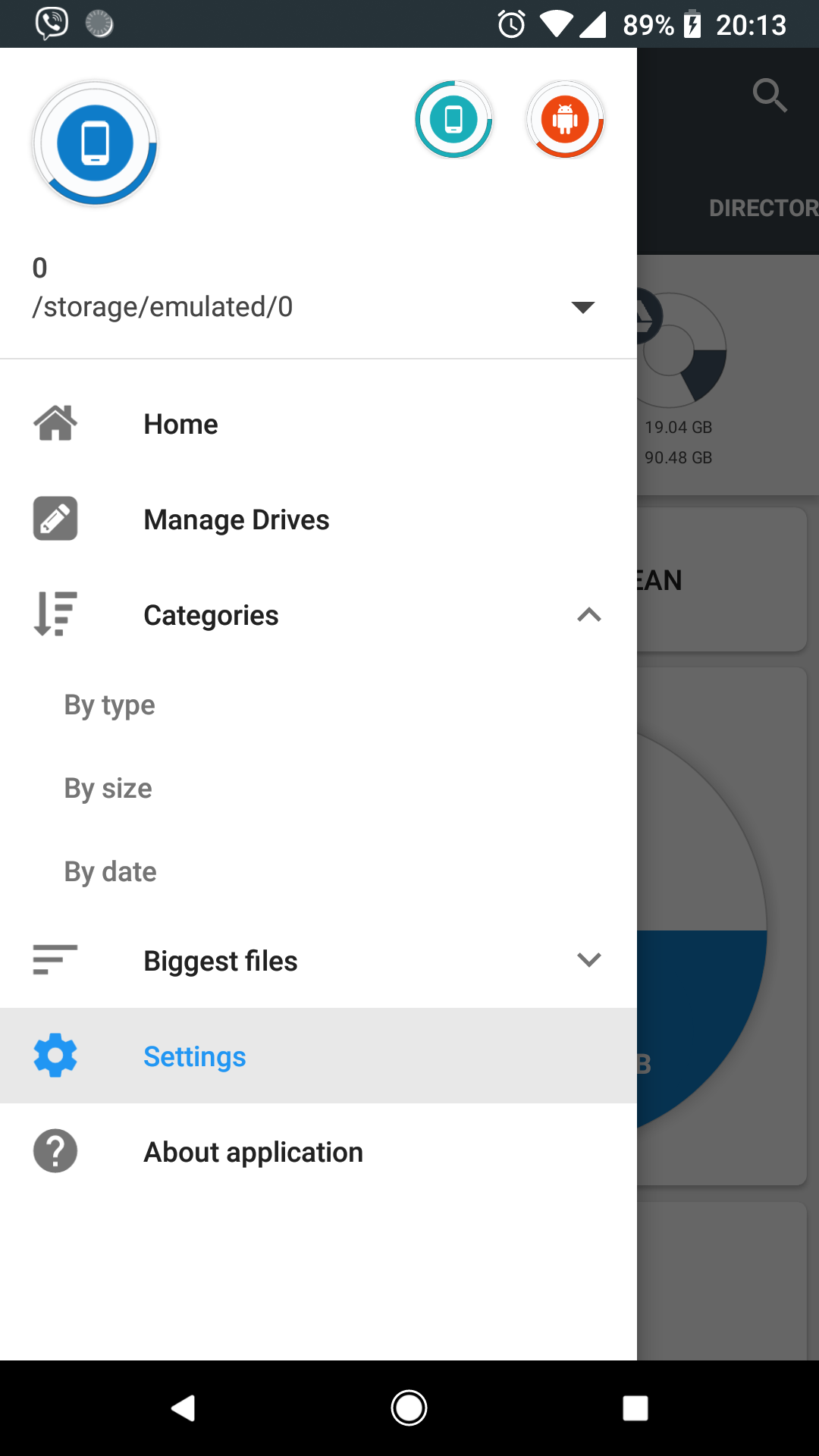 اسکرین شات 3 برنامه Storage Analyzer & Disk Usage