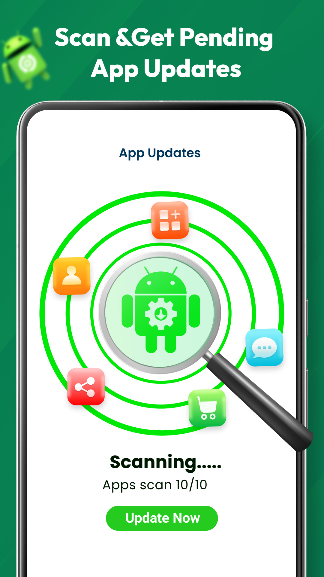 اسکرین شات 1 برنامه Software Update - App Update