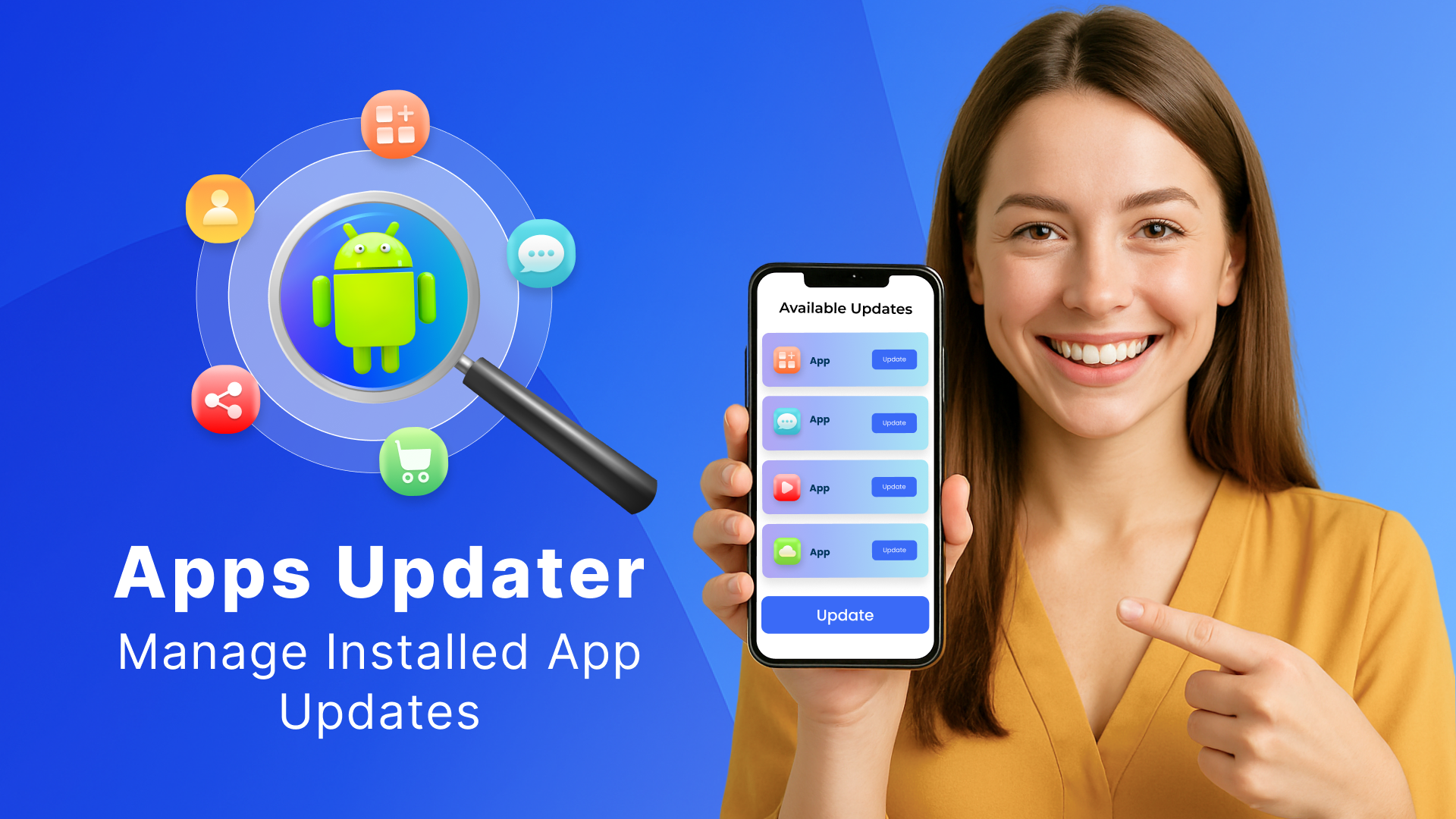 اسکرین شات 1 برنامه Software Update for All Apps
