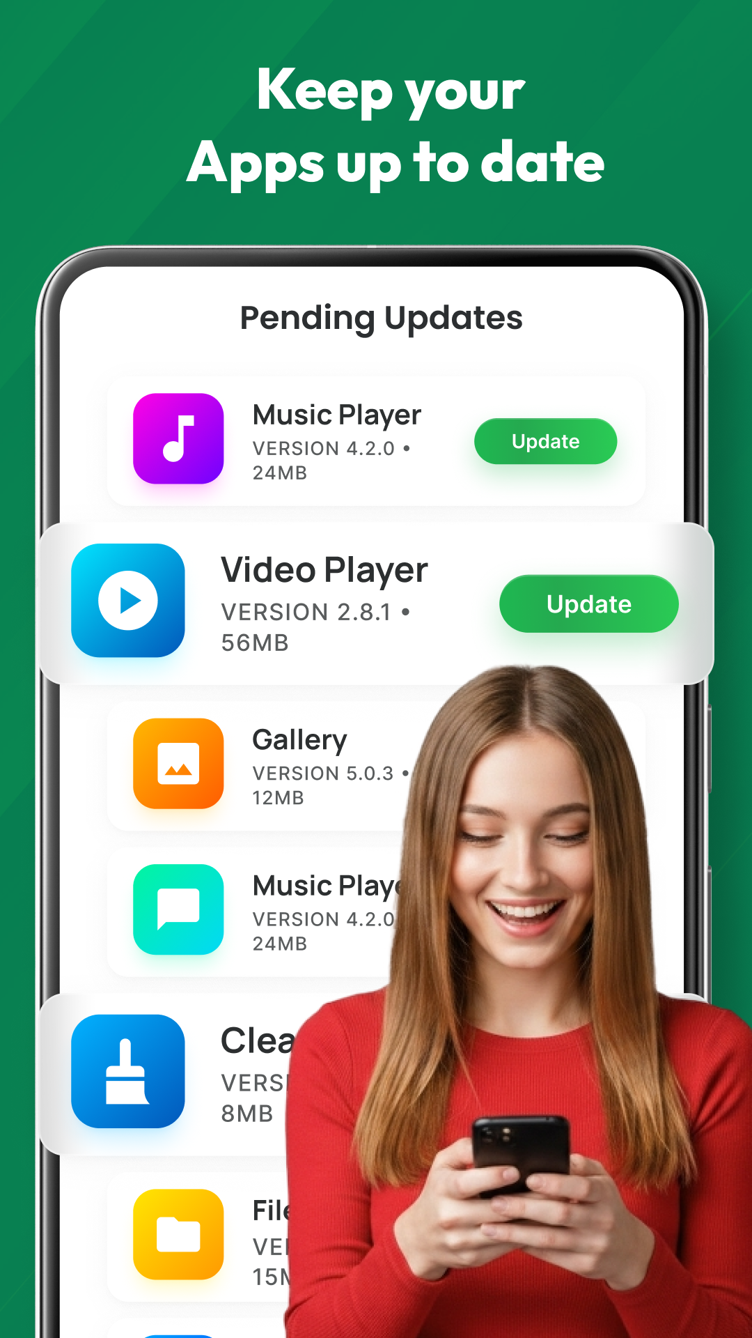 اسکرین شات 6 برنامه Software Update - App Update