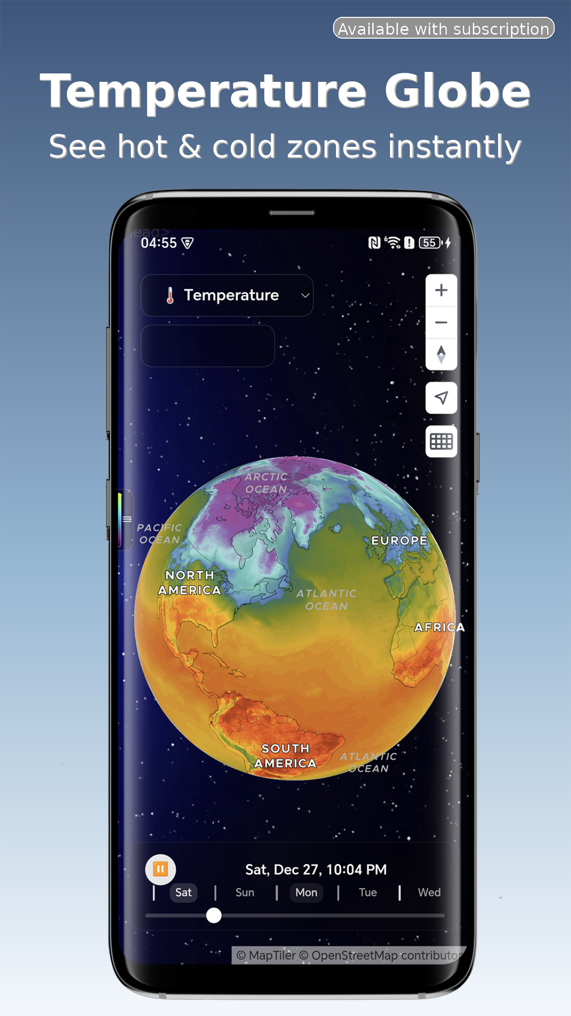 اسکرین شات 6 برنامه Animated 3D Weather